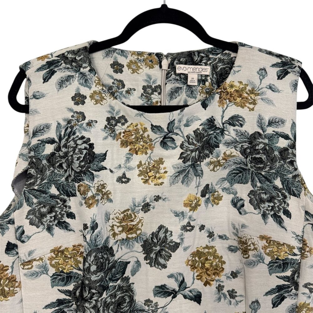 New York & Company Eva Mendes Floral Dress XXL Tall - Picture 5 of 11